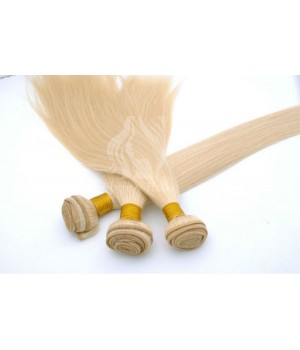 613 Blonde Virgin Human Hair Weave Straight